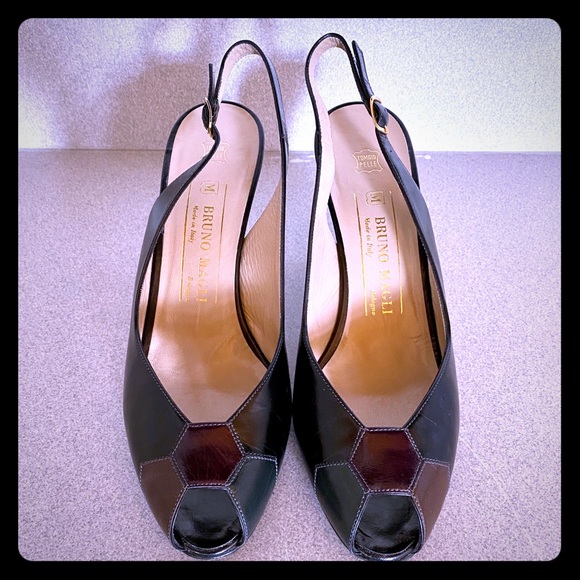 Vintage BRUNO MAGLI Leather Heels - Picture 1 of 8